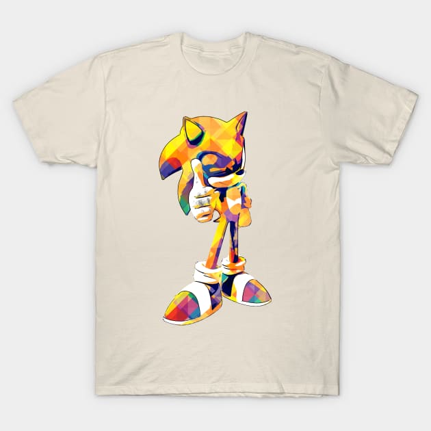 Sonic Popart T-Shirt by masnono